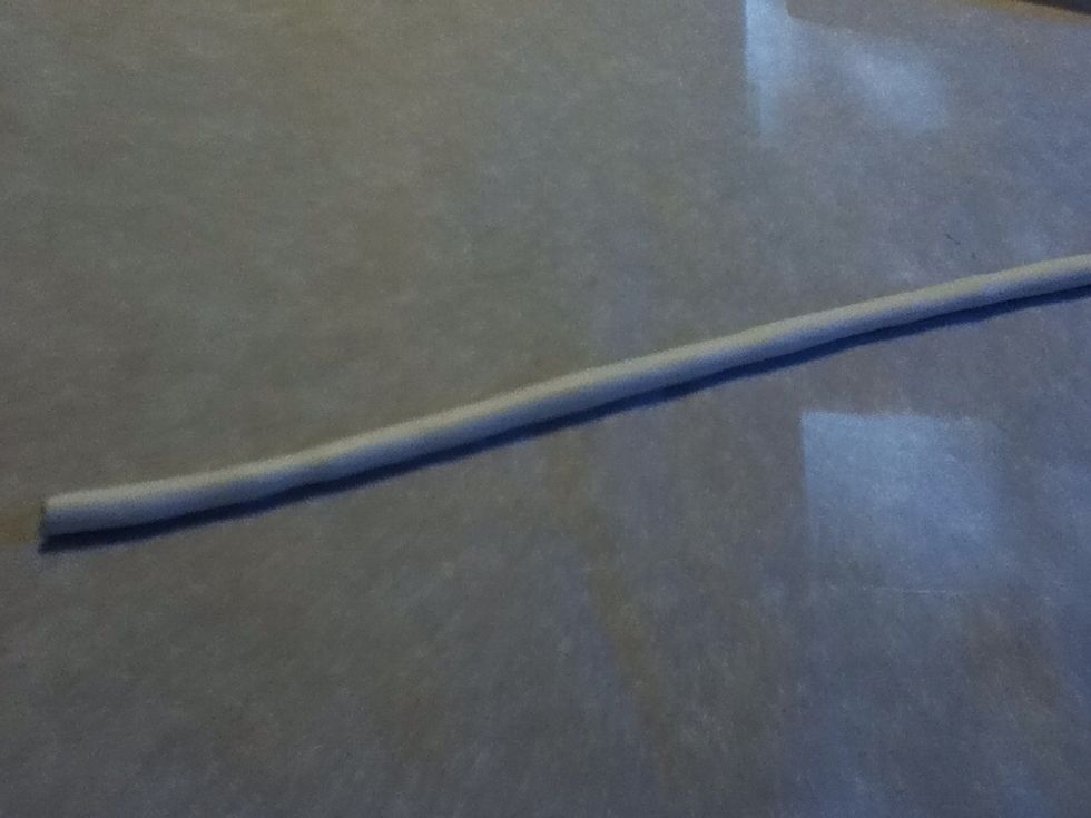 Roll out the roll to your desired diameter and pop it in the freezer to harden up before slicing.