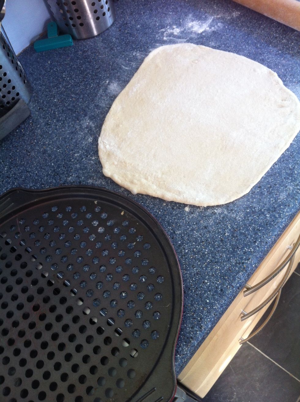 ...roll out to the desired size.