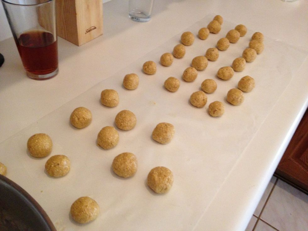 Roll them out! It's a pain but worth it. And they smell good.