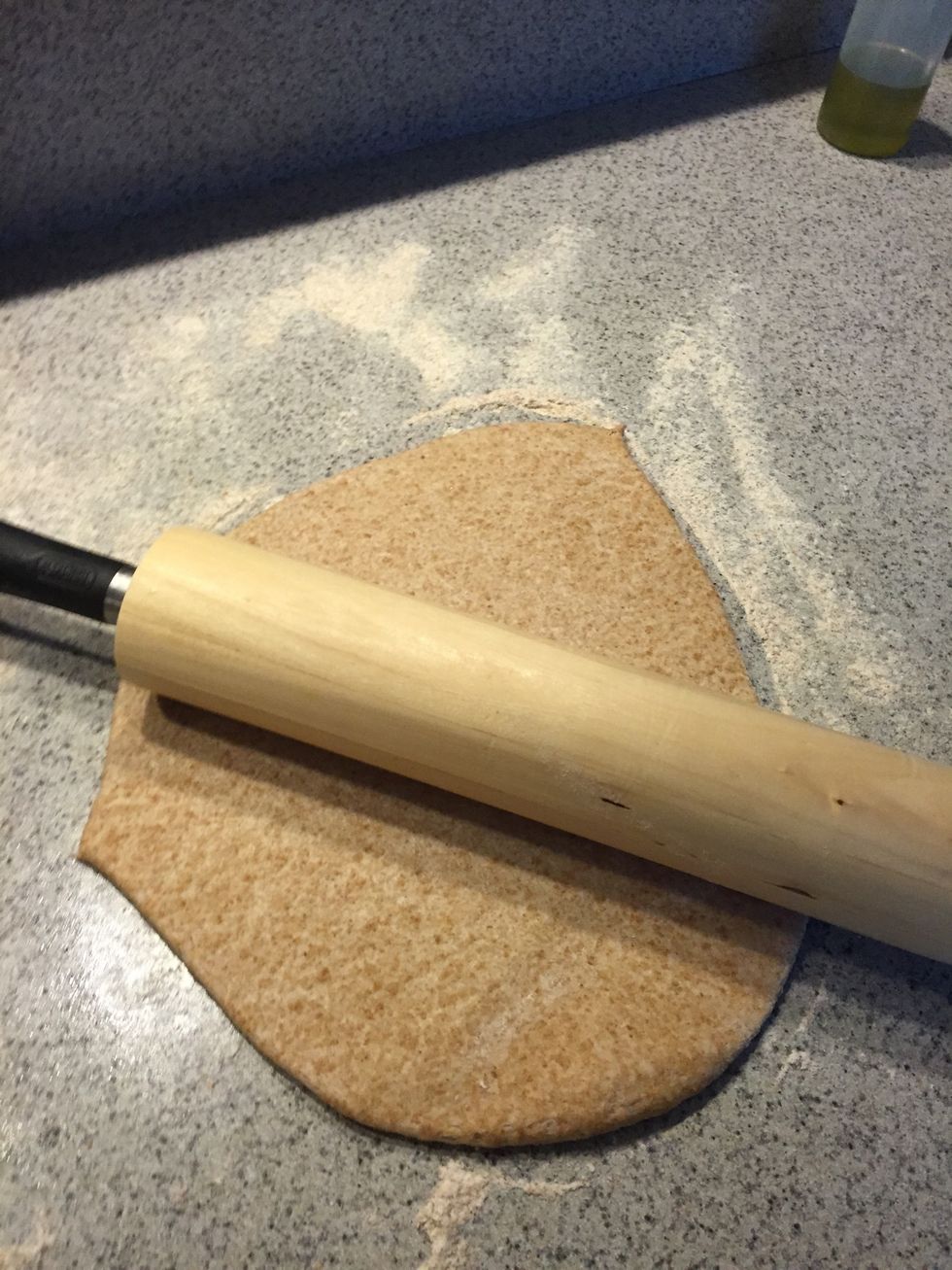 Roll to desire thickness.