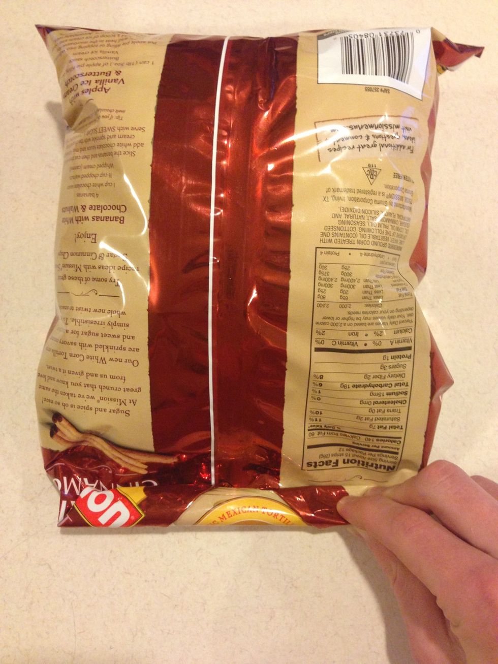 Roll until you reach the chips.