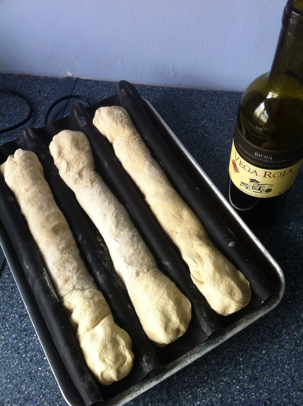 Roll up and leave to rise