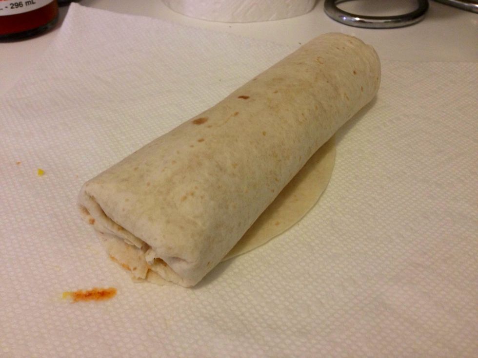 Roll up burrito and.......