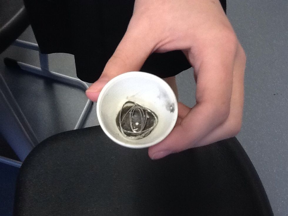 Roll up the coil of magnesium