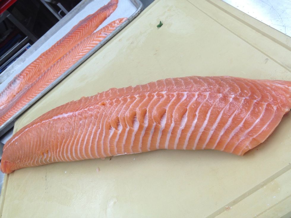 Roll  up then tightly roll in plastic wrap. Refrigerate a few hours.