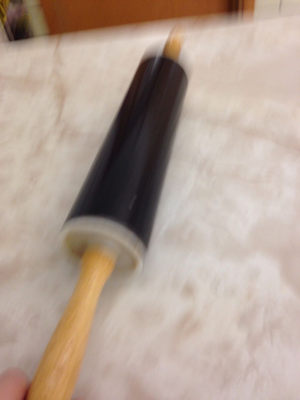 Rolling pin is used to roll out things. I can use this to roll out my batter.