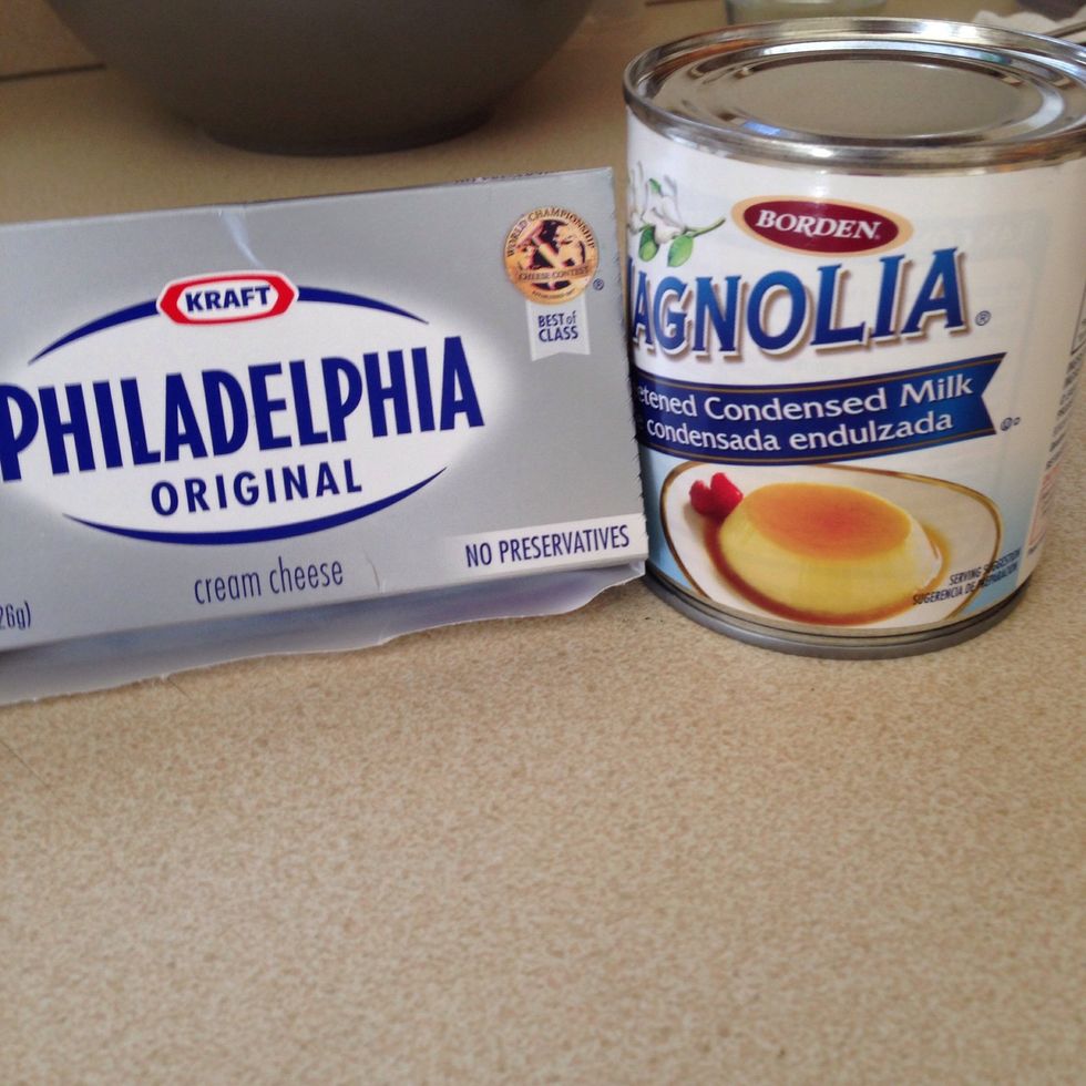 Room temperature cream cheese