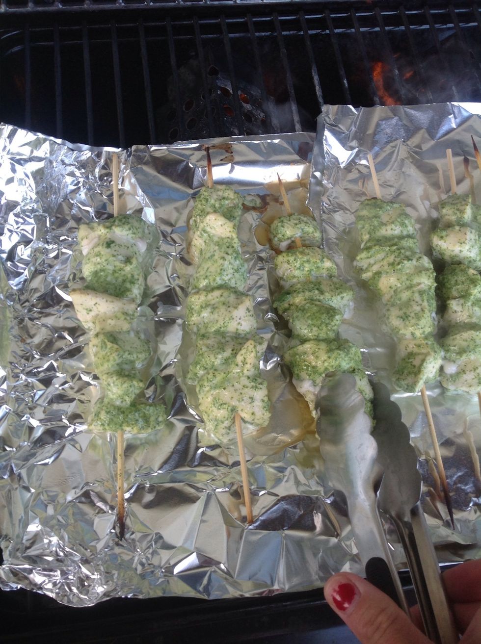 Rotate about every 5 minutes until chicken is cooked all the way through