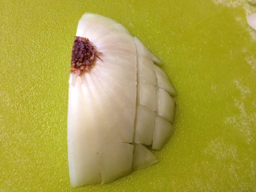 Rotate again and chop