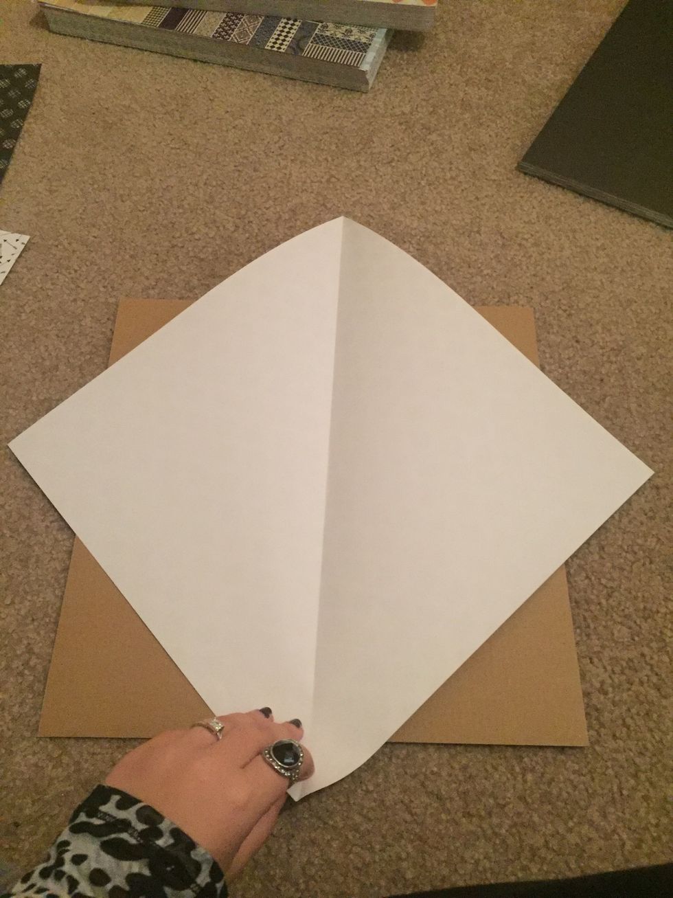 Rotate the paper and orient the paper as it is in the photo.