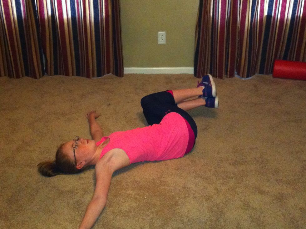 Rotate to other side. Repeat 10 times.