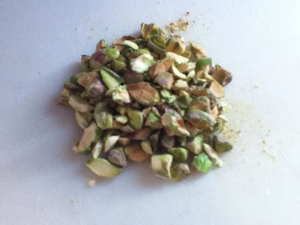 Roughly chop them.