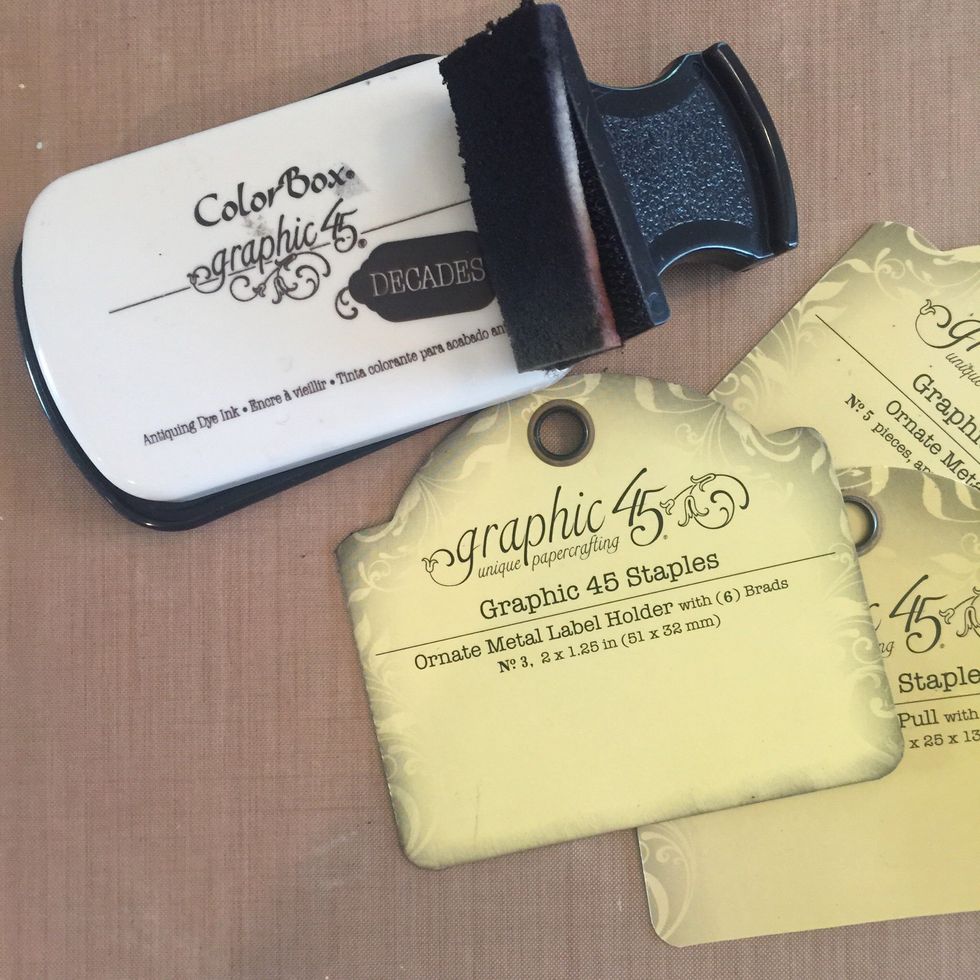 Round corners and ink edges, if desired.