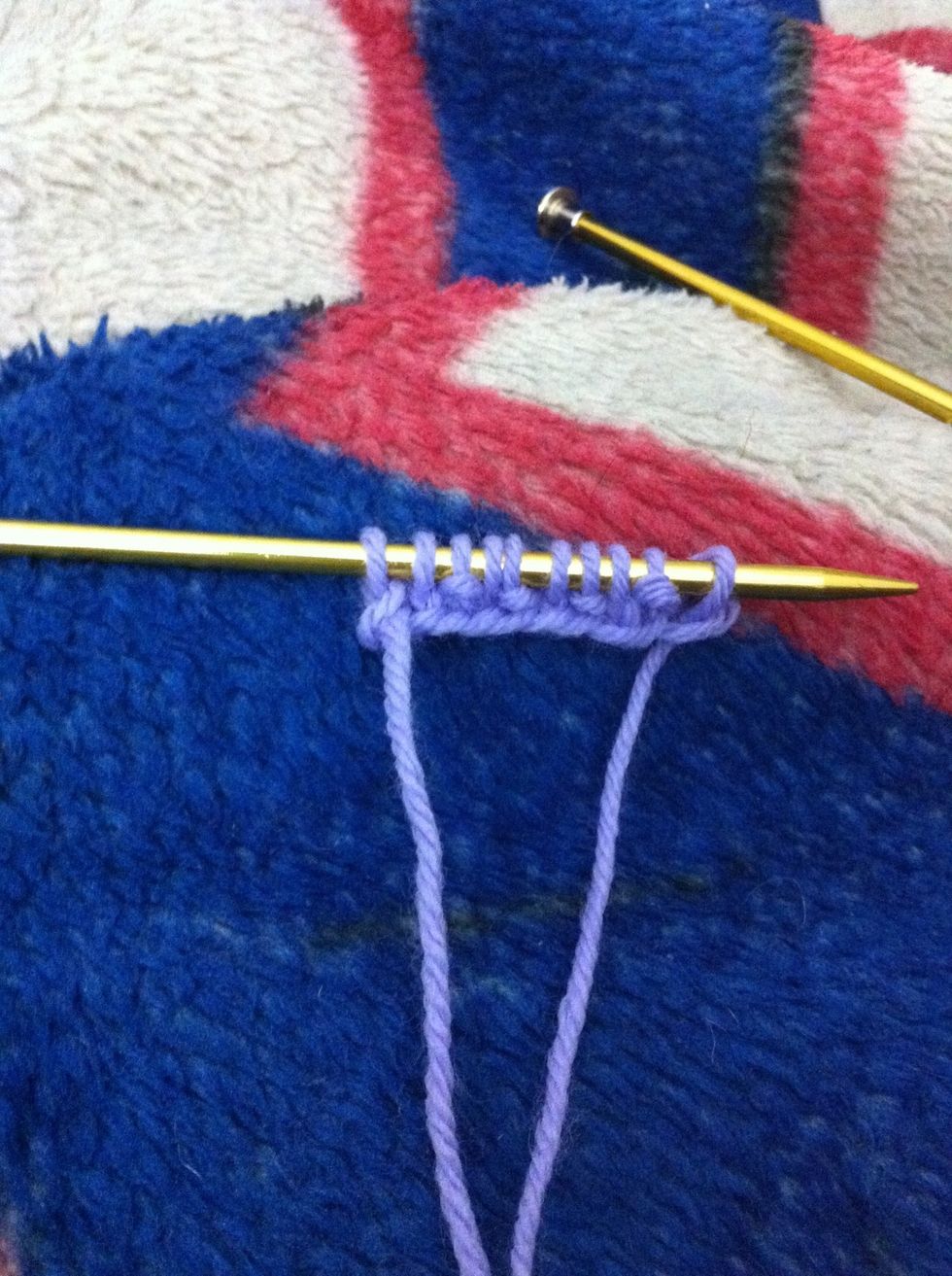 Row 1: k1, p1, k1, p1, k1, p1, k1, p1, k1, p1