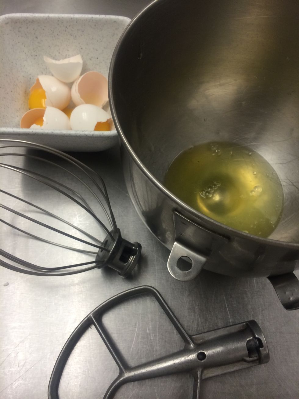 Royal icing is used like "glue" to hold the gold beads in place.