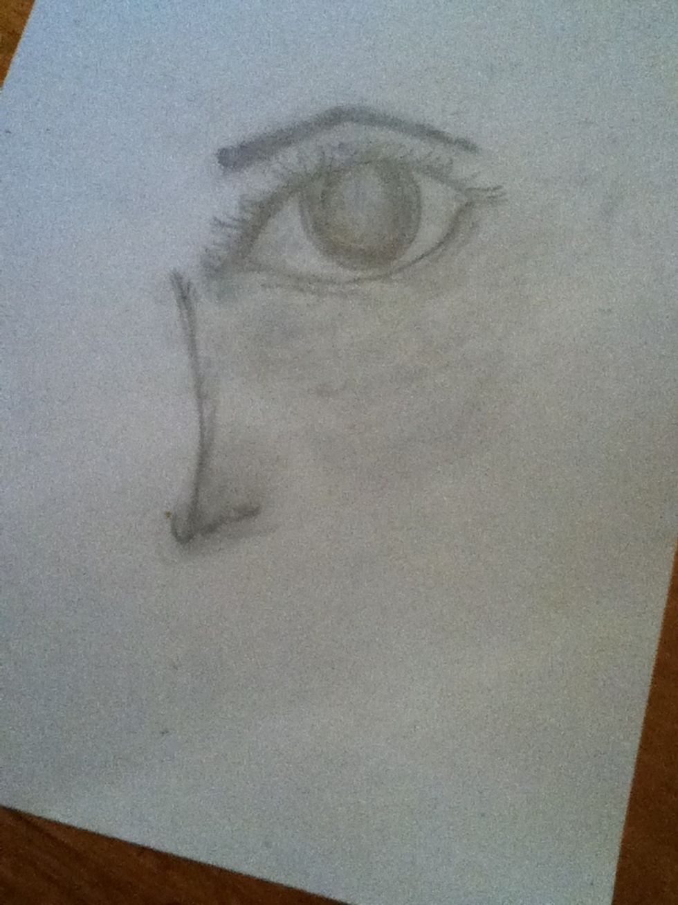 Rub and expand the lines further.