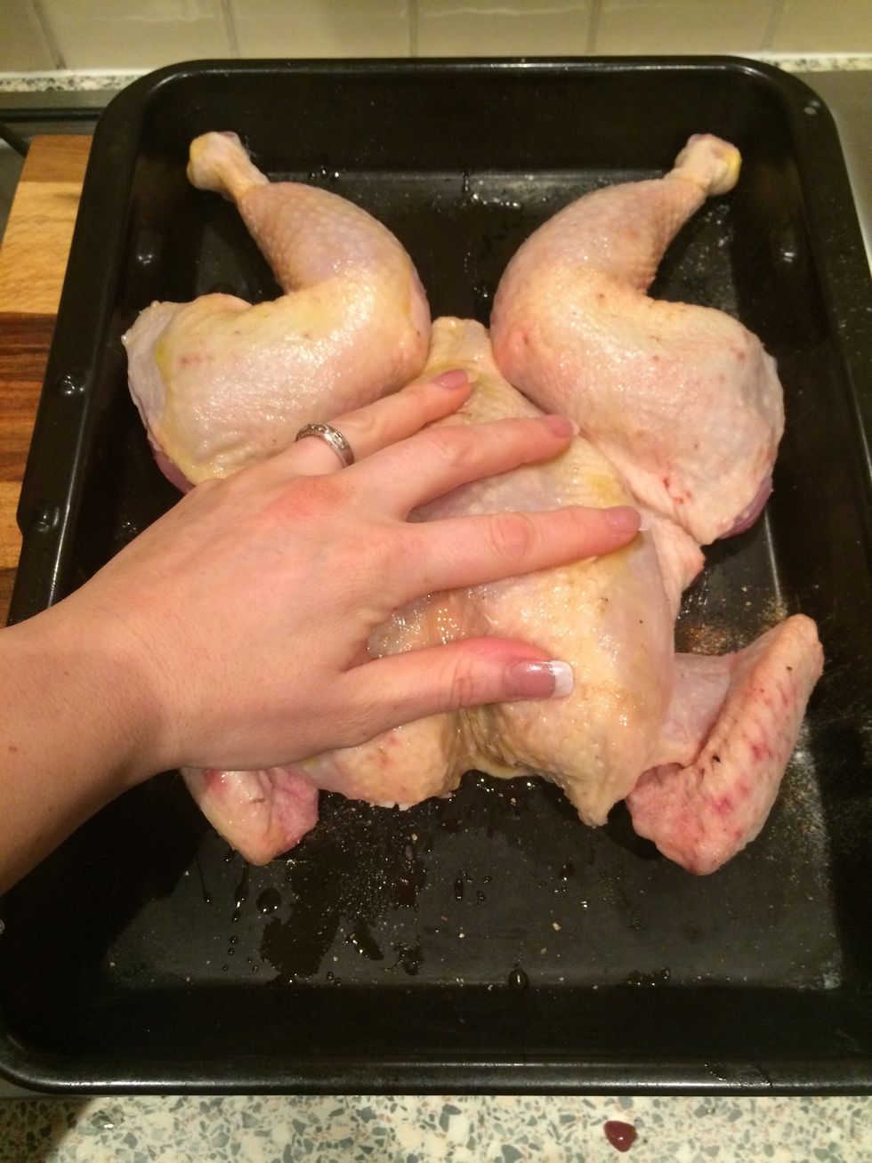 Rub in olive oil