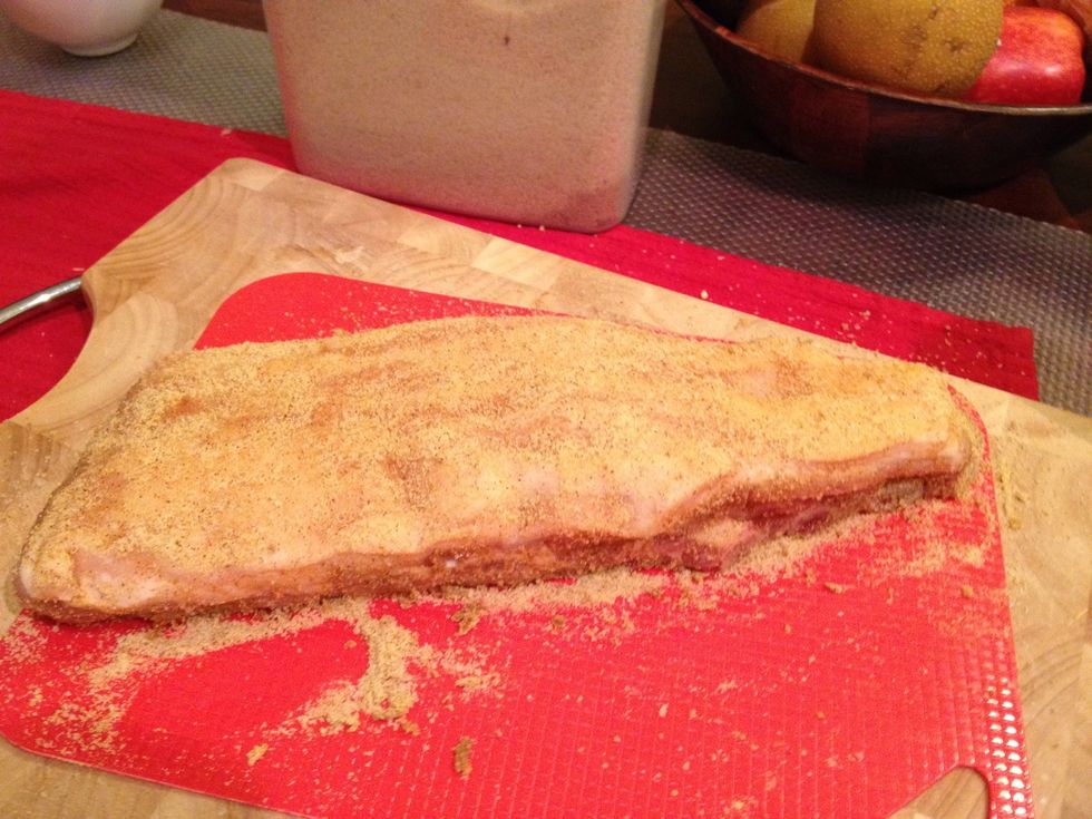 rub onto both sides of ribs