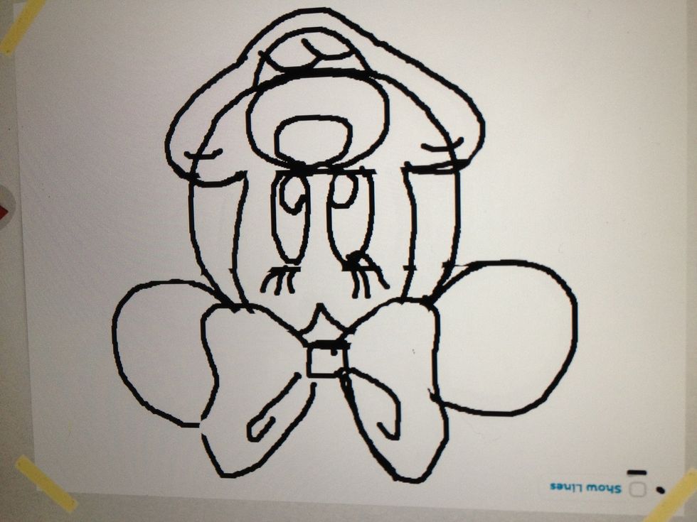 Rub out every thing blocking the bow