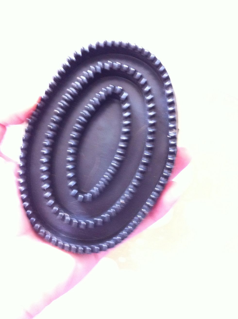 Rubber curry comb