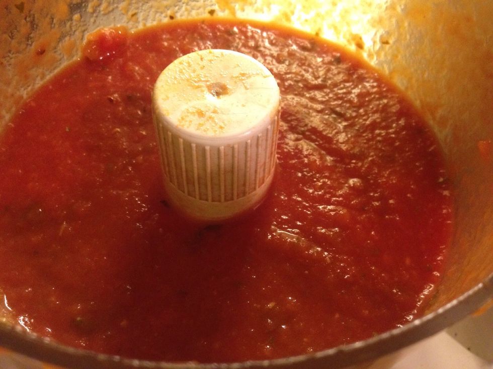 Run it in the food processor for 10 seconds