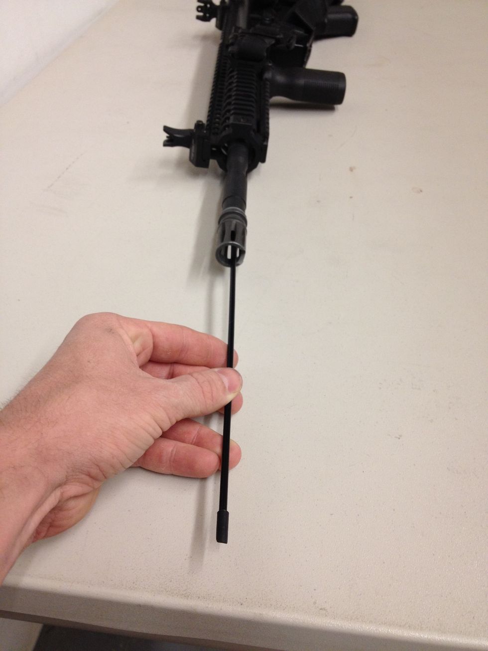 Run it in until it stops at the hop-up.