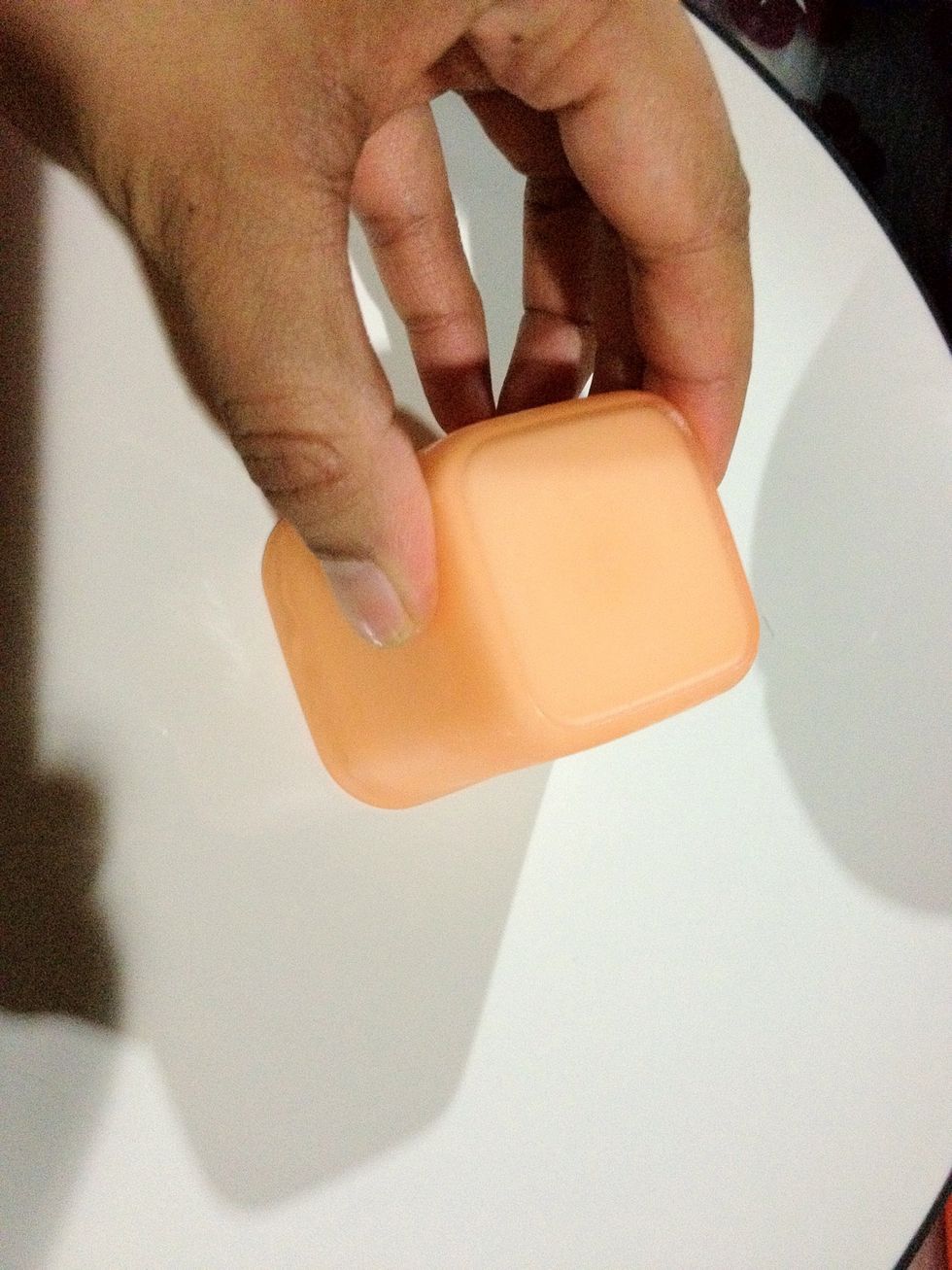 Run thin knife aroud edge of the mould and gently shake it to release panna cotta