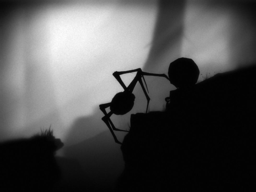 Run to the ledge then hide