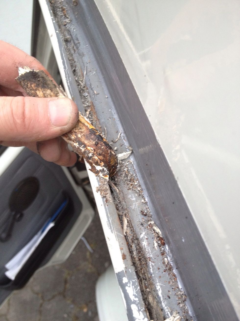 Rust comes from the inside. The reason: insulation with glasswool. If you cooked/ slept inside without ventilation, steam condensed on the inside of the roof and dropped on the car's body.