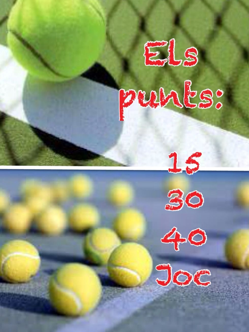 S'ha d'intentar arribar a 6 jocs, que farien un set i intentar guanyar al teu adversari de 2 sets de diferencia