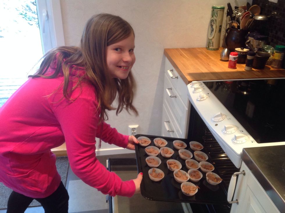 S\u00e4tt in i ugnen/ put it in the oven