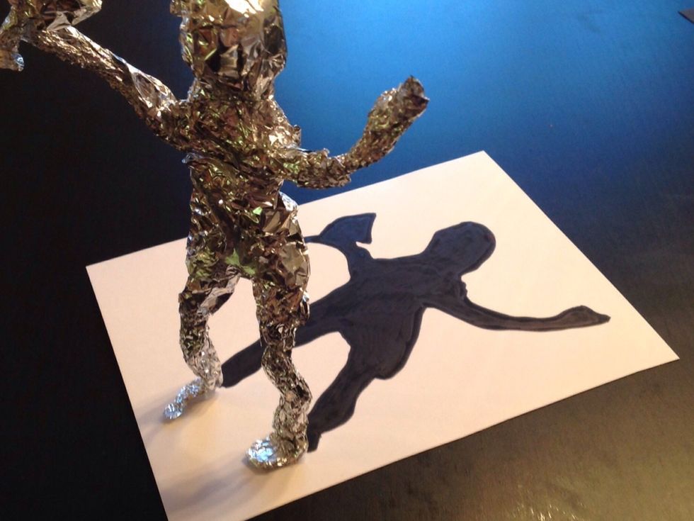 S\u00e5 antingen blir skuggan s\u00e5 h\u00e4r....