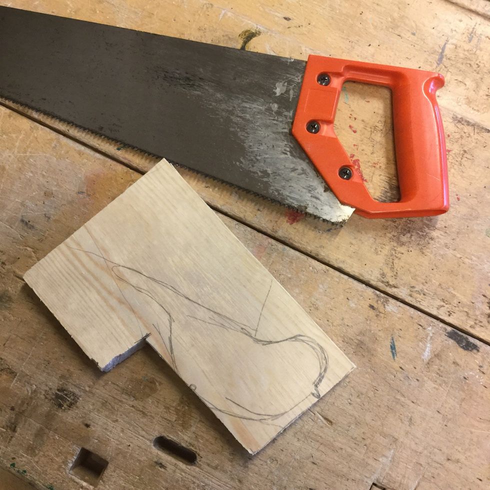 S\u00e5ga ut f\u00e5geln grovt med en fogsvans.