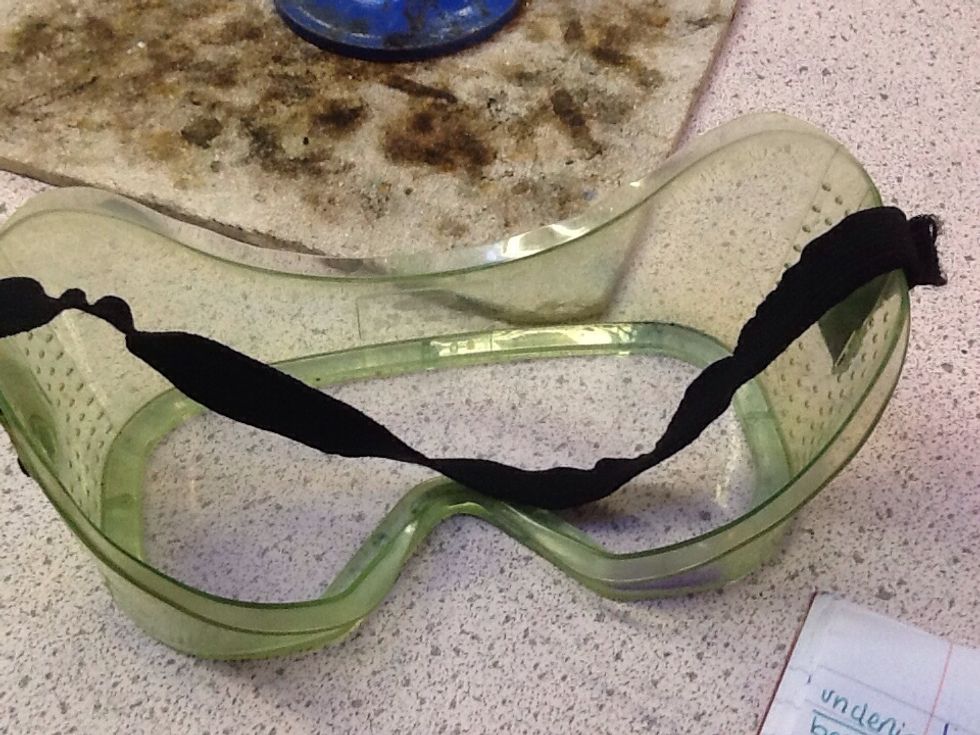 Safety first get some goggles