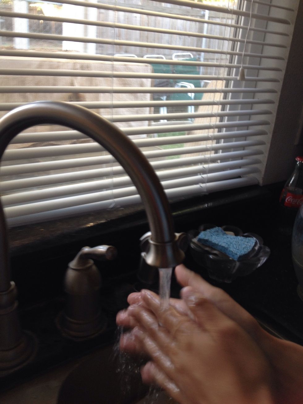 SAFETY FIRST!!! wash your hands and cover all hair that could get in the food