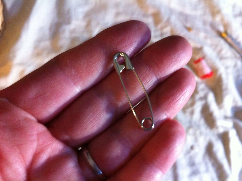 Safety pins...I know I've got a bunch more of these somewhere.