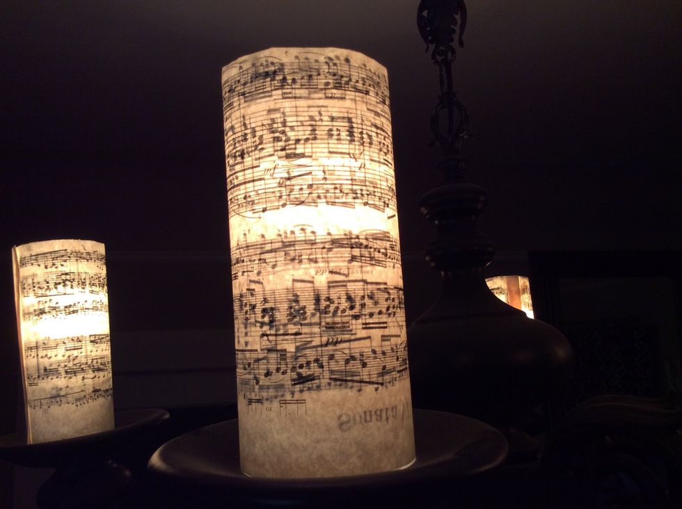 ***Safety step- cut and roll Parchment cooking paper and place inside each paper roll.