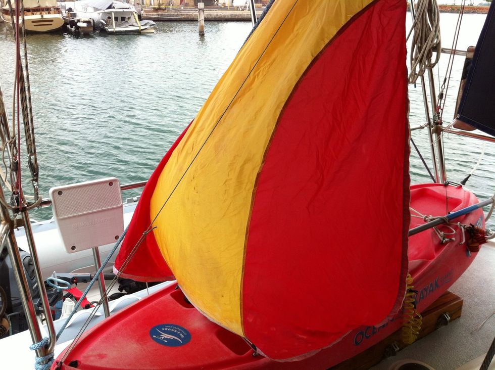 Sail full of wind