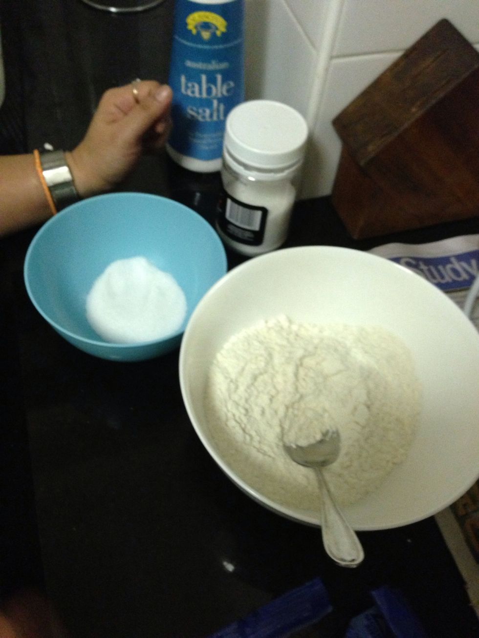 Salt and flour