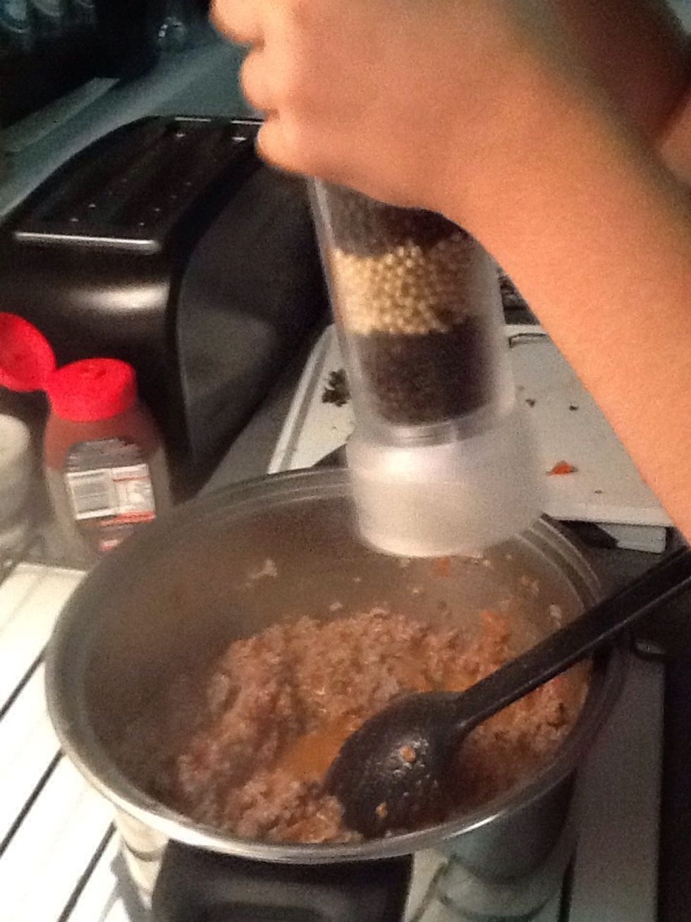 Salt and pepper to your taste.