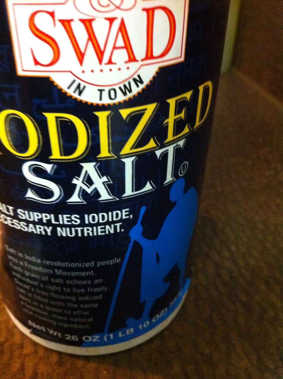 Salt as per your taste.