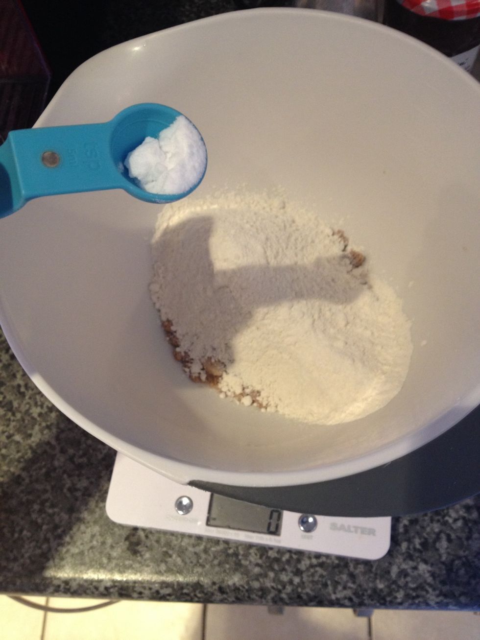 Salt, baking powder...