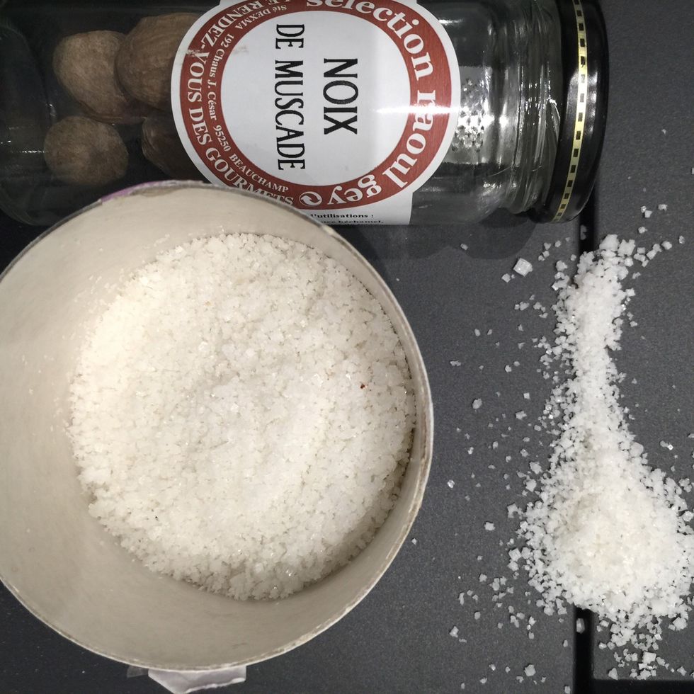 Salt.. Nutmeg