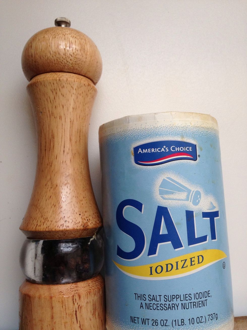 Salt & Pepper to taste