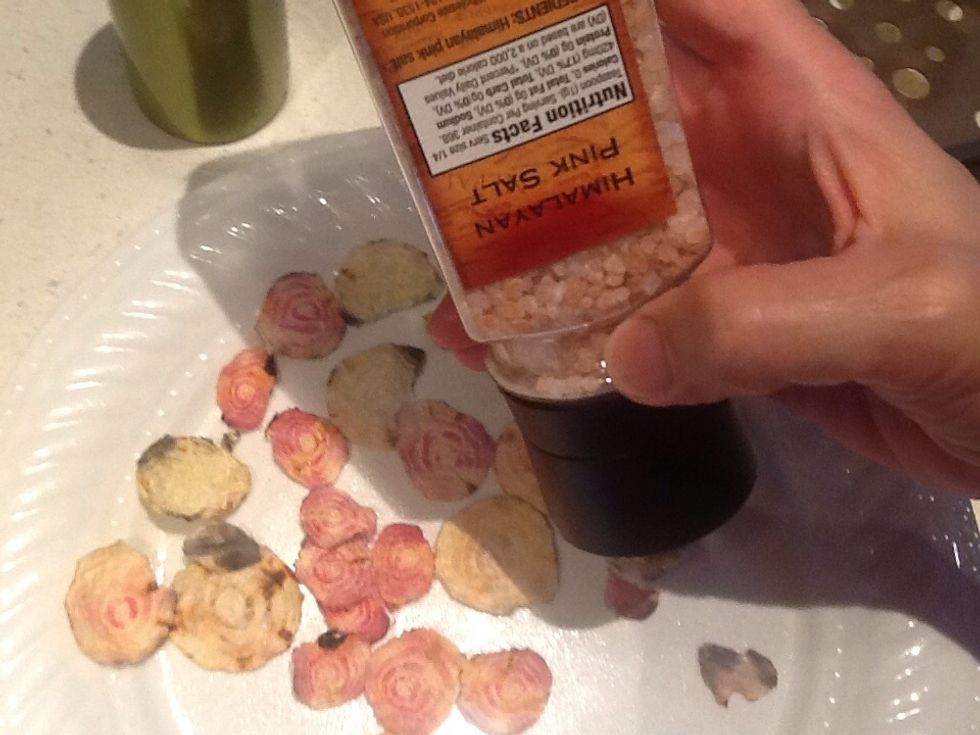 Salt this time, any herb may be enjoyed too. Maybe pepper.