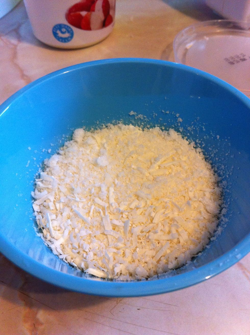 Same again, 25g but of parmesan, because one cheese isnt enough