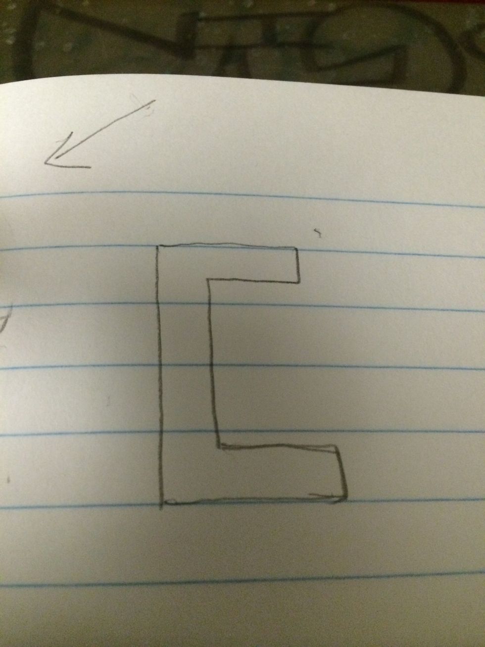 Same can be done with square letters