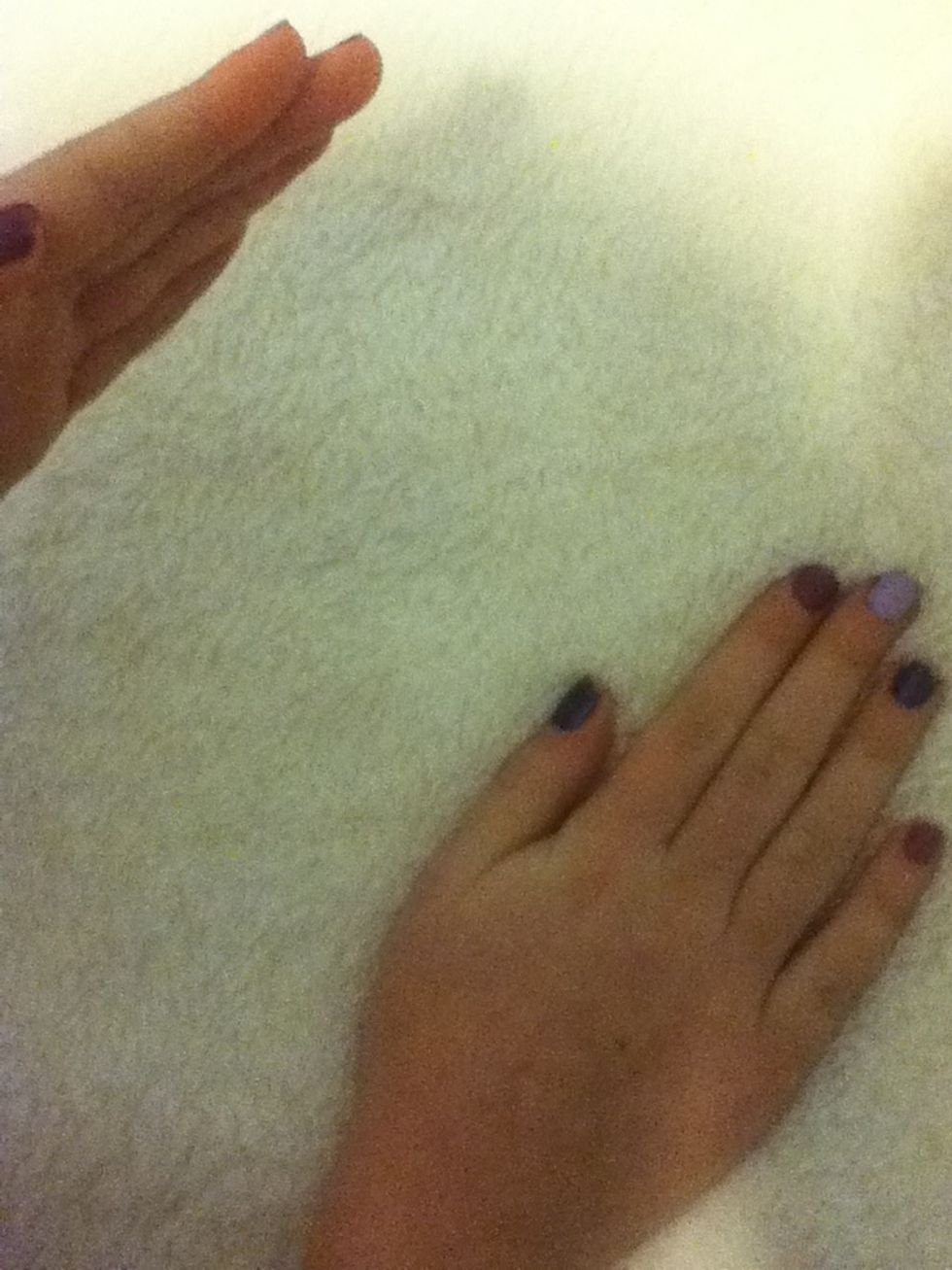 Same hand tap but over some