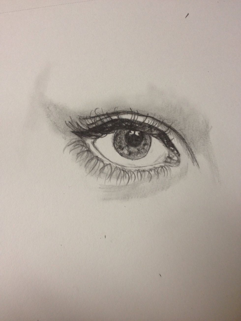 Same thing applies to bottom lashes but remember the lashes are smaller when it reaches the corner of the eye.