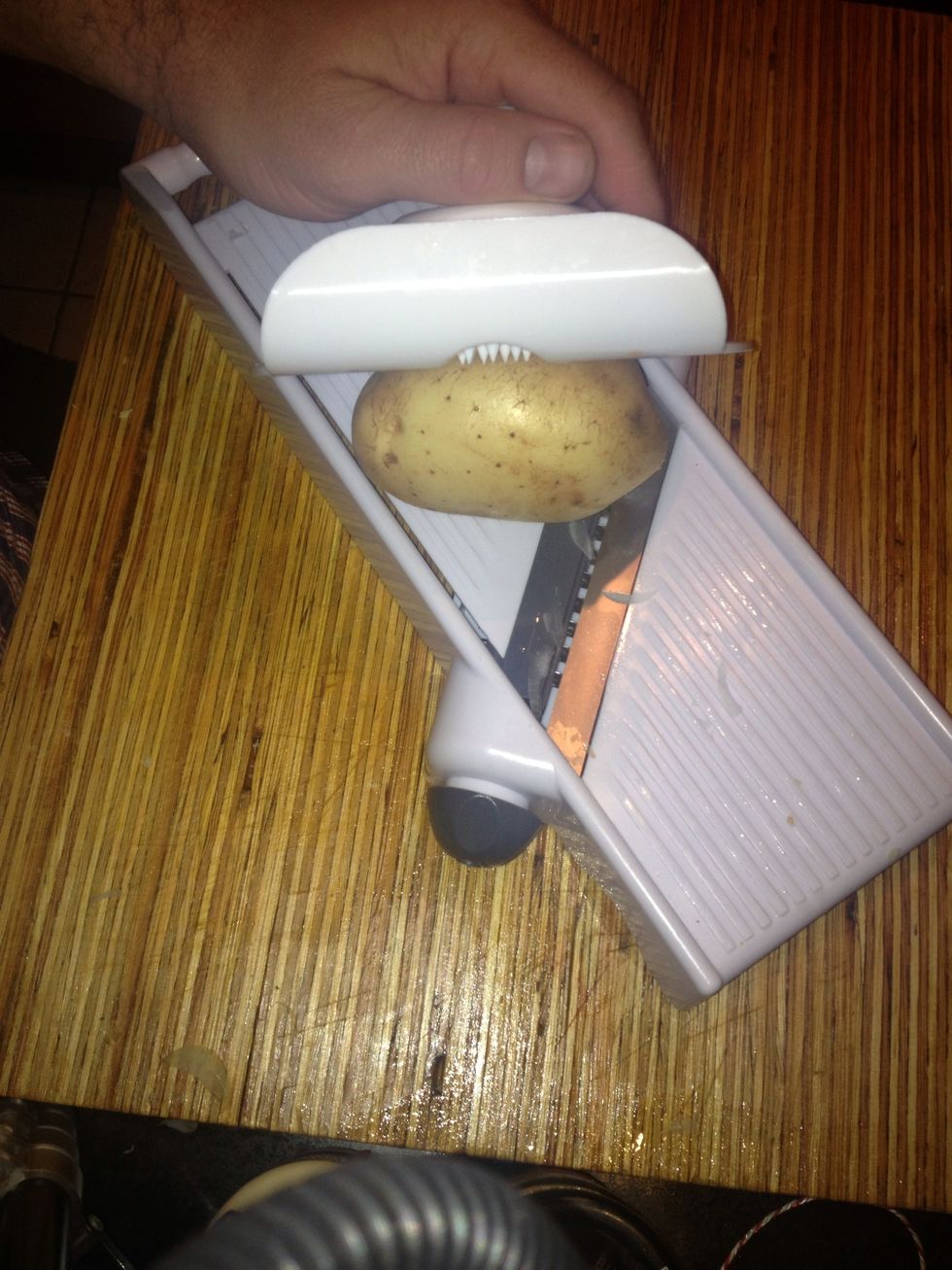 Same with potato don't peel
